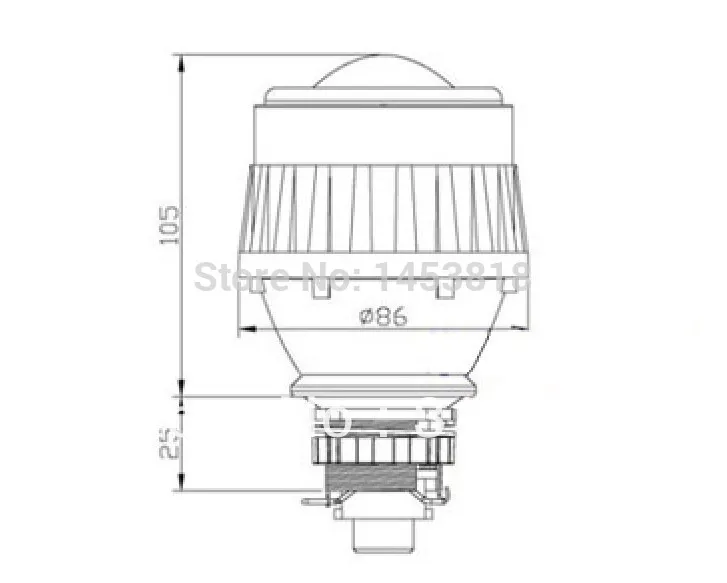 Комплект фар для прожектора с линзами g5 2 5 дюйма hid bi-2018 H1 H7 H4 9005 9006 белыми и синими