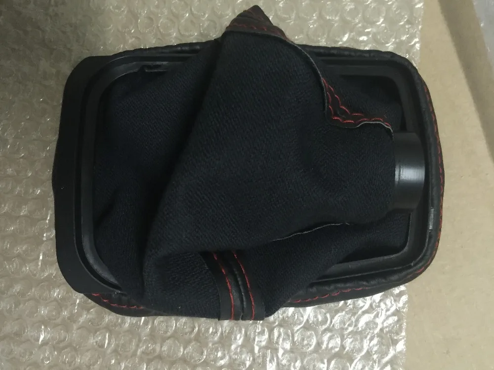 5 скоростей ручка переключения передач с кожаными сапогами чехлом GAITOR Boot красной