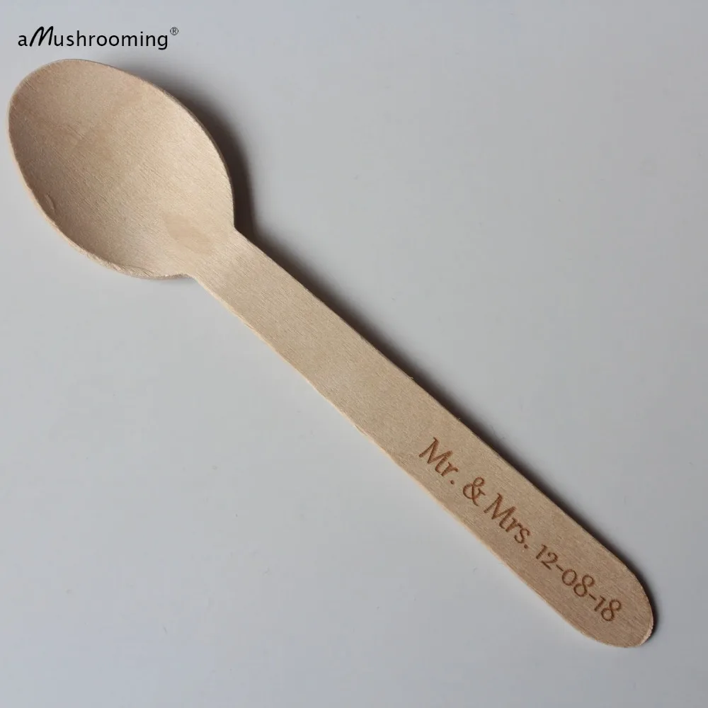 50 Wooden Spoons Engrave/Personalize/Customize-Wedding Bridal/Baby Shower Gifts/Favors Momentos Keepsakes Party | Дом и сад