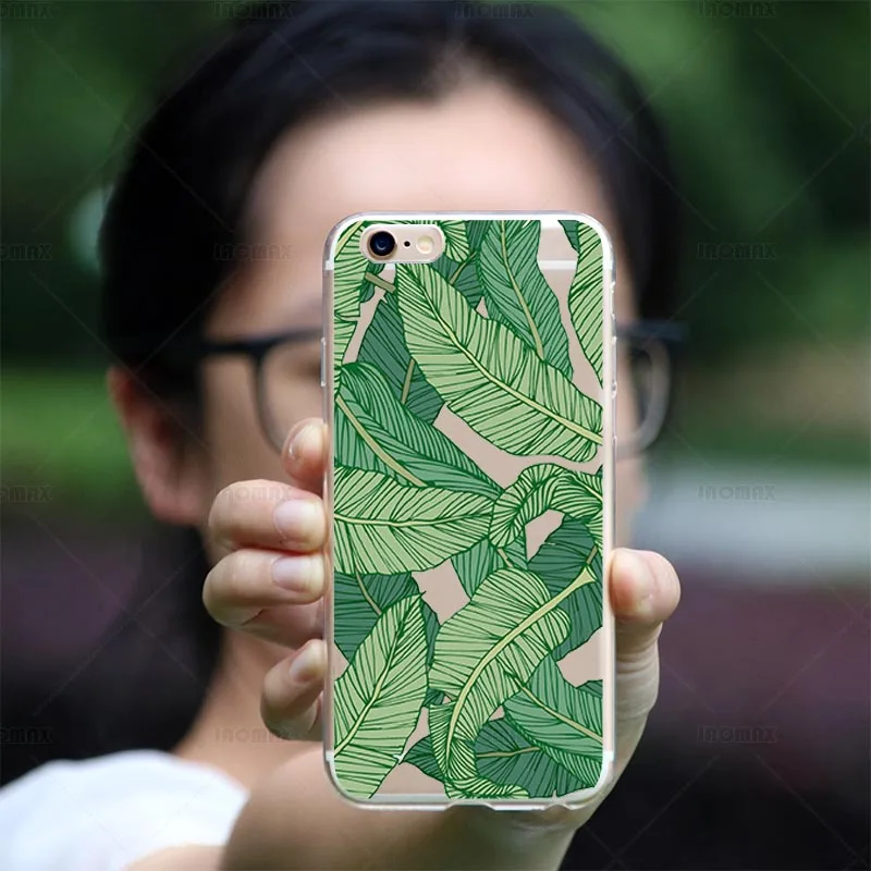 Jaomax Модный чехол с зелеными растениями КАКТУСОМ бананами листьями для iPhone Xr Xs Max X