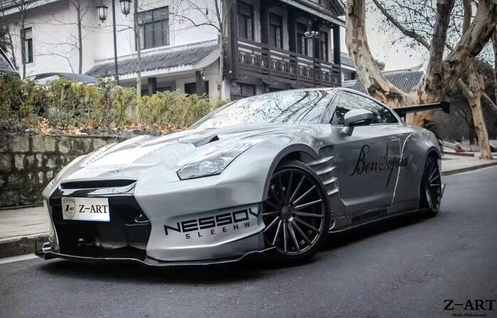 Z ART широкофюзеляжный kitfor NIssan GTR ремонт тюнинг пакет для R35 комплект бесплатная