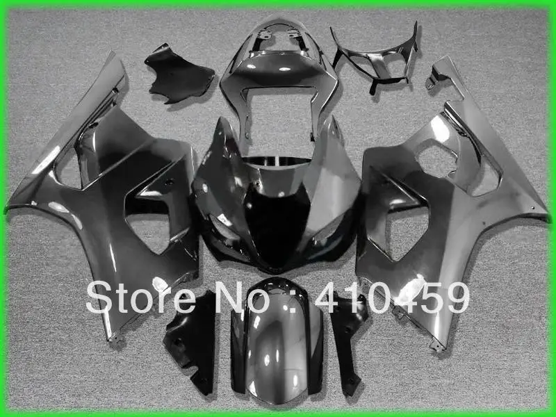 В продаже! Комплект обтекателей для SUZUKI GSXR1000 GSX R1000 GSXR 1000 K3 03 04 2003 2004 Серый Черный ABS
