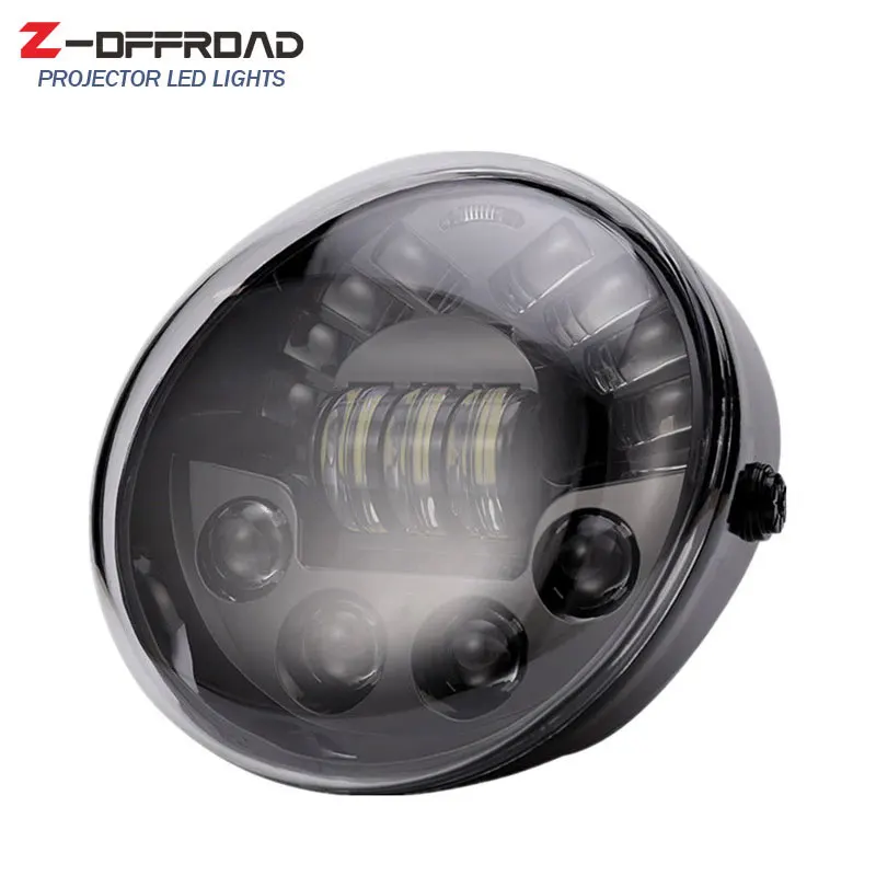 Новый мотоцикл LED Halo Кольцо DRL фары с углом глаза дневным ходовым светом для V