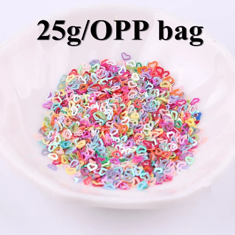 heart 2 mixed color 25 г 3 мм многоцветный сердце свободные блестки для дизайна ногтей маникюр пудра с эффектом блеска DIY ювелирные украшения, товары для вечеринки 12 видов цветов/лот - Цвет: heart 2 mixed color