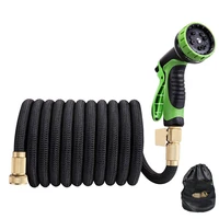 garden hose 25ft 100ft flexible expandable garden watering hose lightweight rubber car wash hose sprayer for the garden