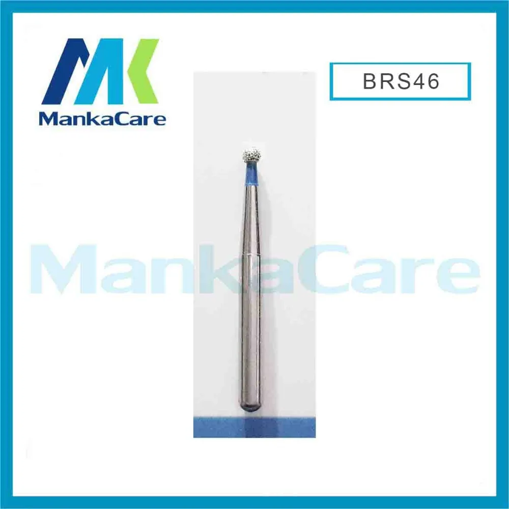 

MKBRS46-Dental Diamond Burs Set For Porcelain Shouldered Abutment Polishing/High quality Speed handpiece burs/Wear-resistant/Lab