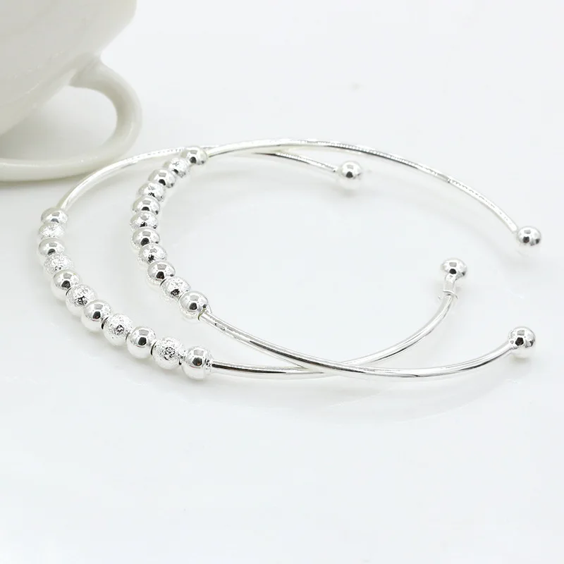 Женские и мужские Регулируемые браслеты подвески|cuff bangle|bangles for womensilver cuff bangles |