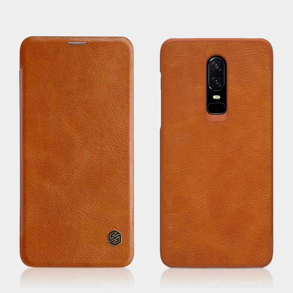 Чехол NILLKIN oneplus 6 в винтажном стиле из искусственной кожи откидная крышка с