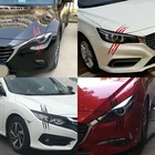 40 см * 12 см Автомобильная светоотражающая полоска от царапин наклейки для Ford Focus Fusion Escort Kuga Ecosport Fiesta Falcon EDGEExplorer