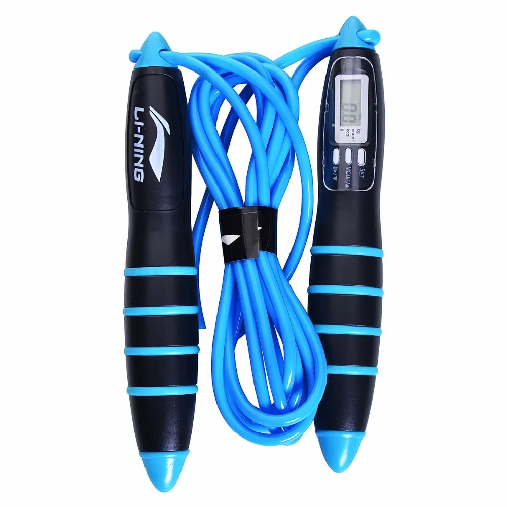 Li Ning унисекс профессиональные пропуская веревку калории упражнение скакалка