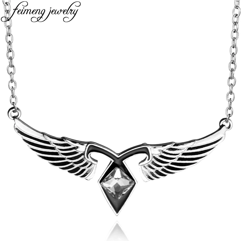 The Mortal Instruments City Of ожерелье из костей Angel Wings Power РУНИЧЕСКАЯ подвеска Jewelry For Fans Collection
