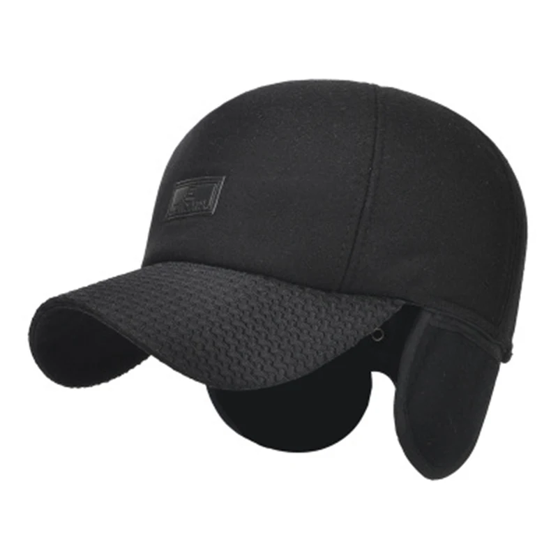Бейсболка FLYBER Мужская/женская черная регулируемая уличная бейсболка с