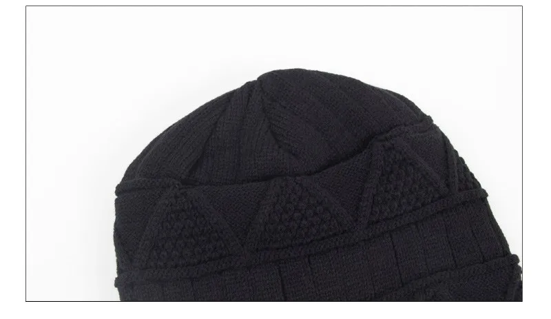Вязаные мужские зимние шапки бини& Skullies, шапки s, Зимние головные уборы для мужчин и женщин, Теплые повседневные Шапки