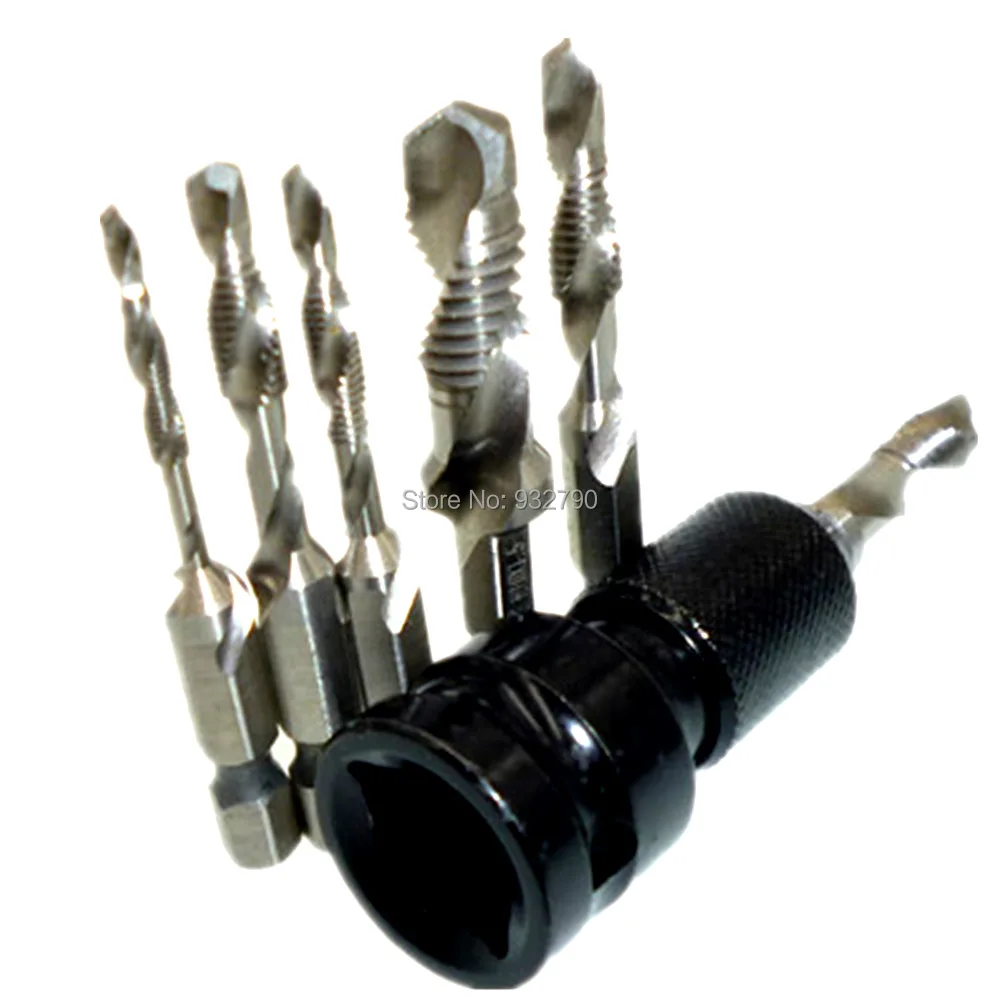 Ударный 1/2 &quotквадратное отверстие Dr до 1/4&quot шестигранный хвостовой переходник +