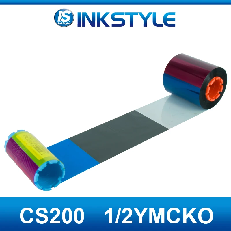 10 шт./лот CS200E половинная панель цветная лента ymcKO 560 принты Совместимость с Hiti CS200