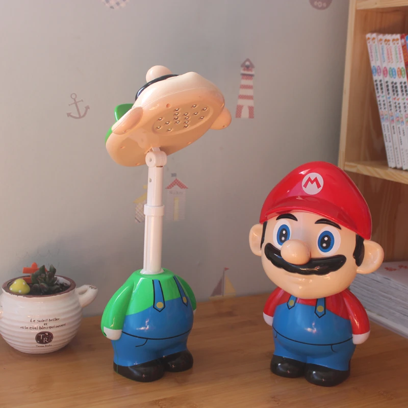 Ночные светильники с героями мультфильмов Super Mario детская прикроватная тумбочка