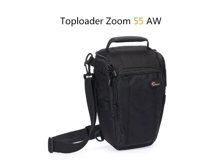 Lowepro Toploader Zoom 55 AW Цифровая зеркальная камера треугольная Наплечная Сумка дождевик портативный поясной чехол-кобура для Canon Nikon