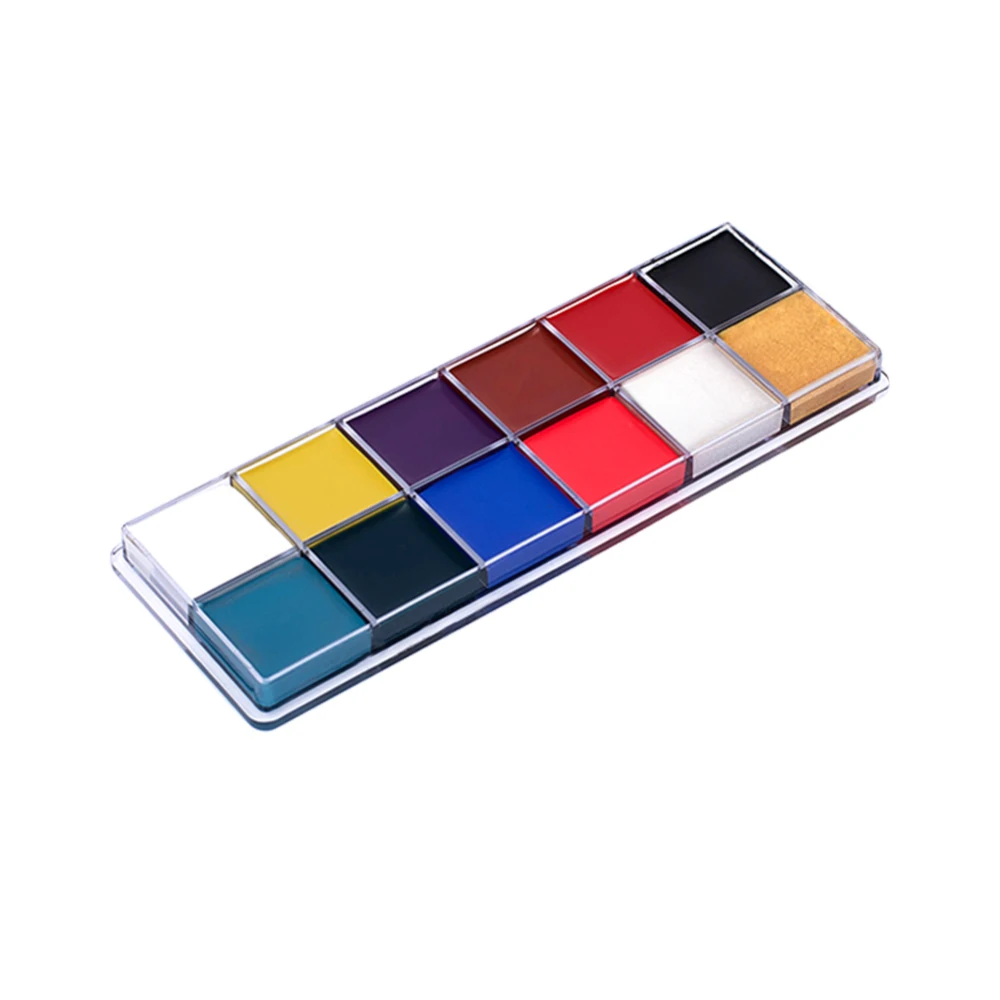 12 Colors Drawing Toys Oil Paints Face Body Painting Pigment Art Theme Party for Halloween Cosplay Make Up Tool | Игрушки и хобби