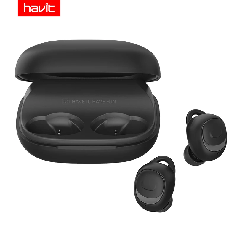 Havit I93 TWS мини беспроводные наушники-вкладыши Bluetooth наушники V5.0 Спорт IPX5