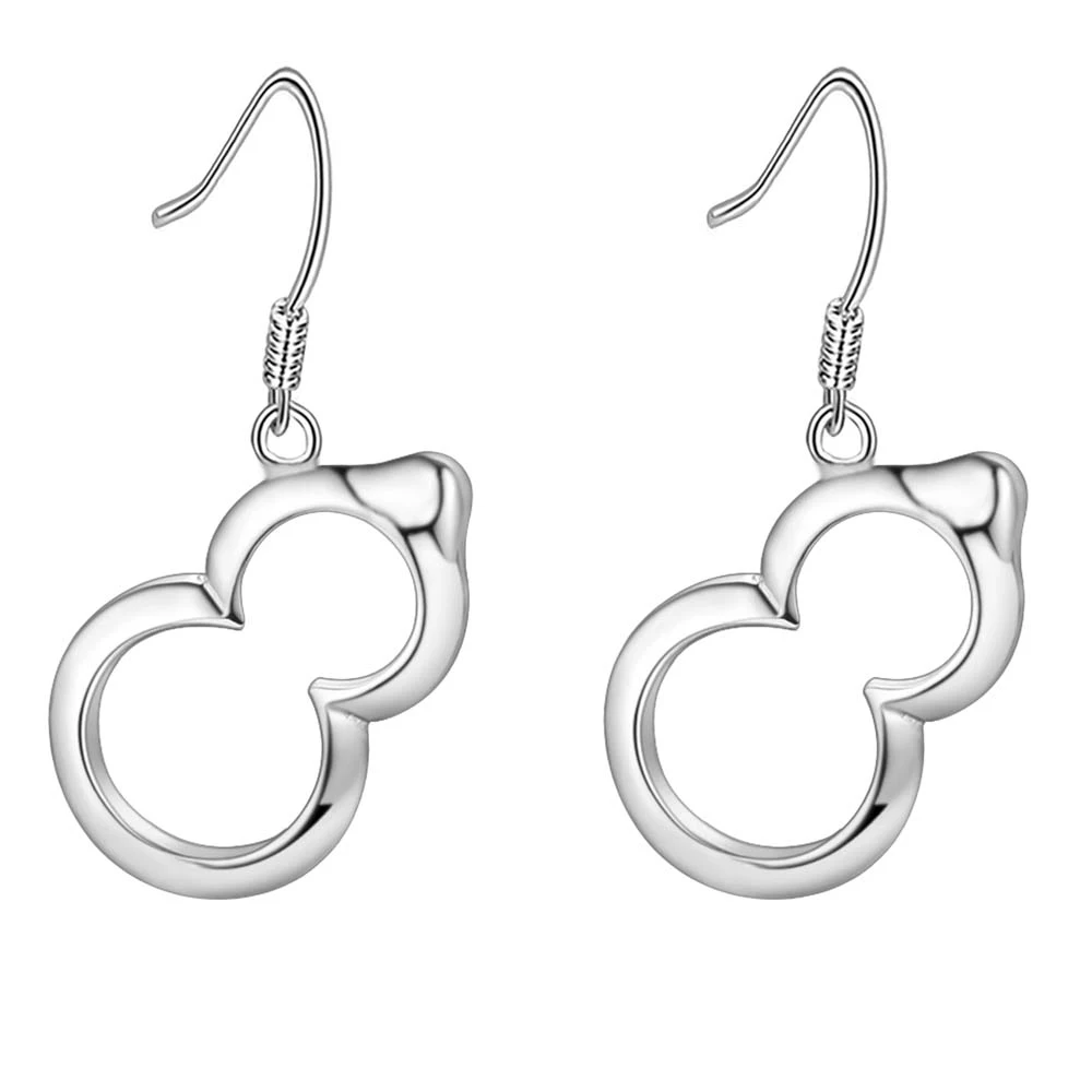 Кальян простой высокое качество бесплатная доставка Серебряные Серьги для