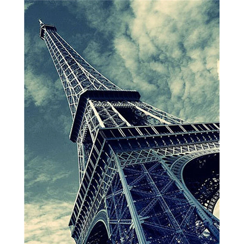 

Эйфелева башня в Париже домашний декор diy Алмазная картина полная Алмазная вышивка мозаика картины из стразов настенное искусство A5332R