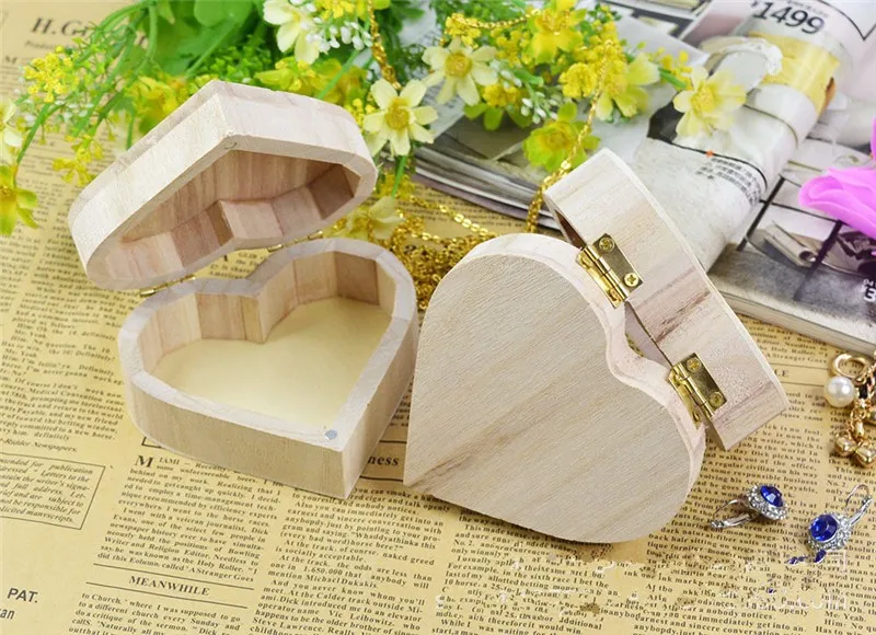 Модные деревянные футляры для переноски DIY красивая коробка ювелирных изделий в