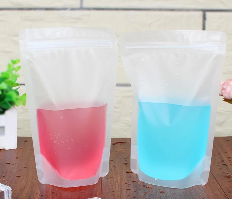 100 шт. влагостойкие пакеты для пищевых продуктов матовые стоячий мешочек