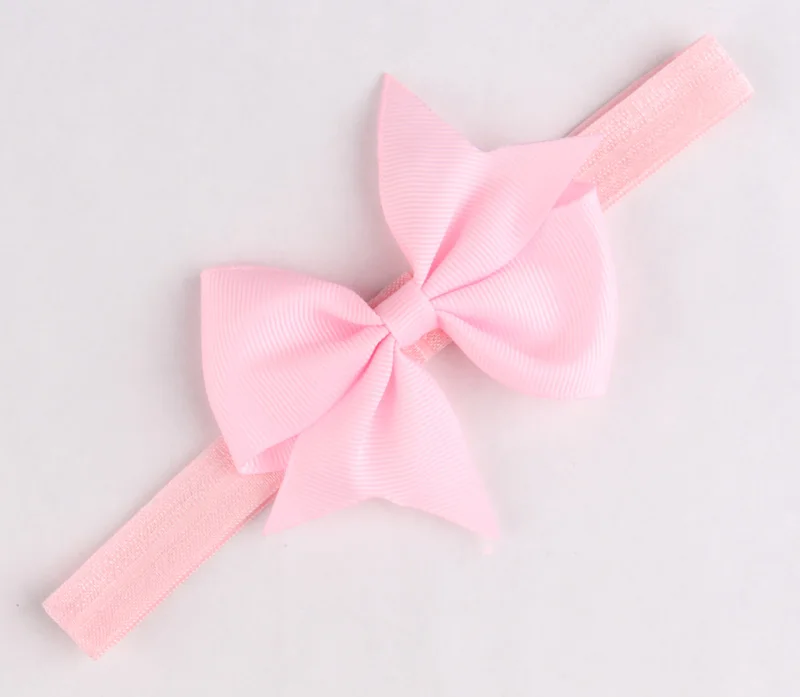Retail 1pcs Lovely Girls Headbands With Ribbon Bow Flower Artificial Elastic Hair Bows Hairbands Summer Style Accessories | Детская