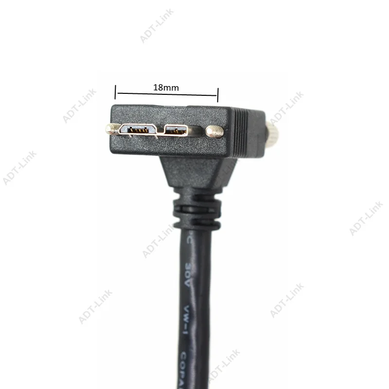 Фото Промышленные соединительные кабели для камер USB 3,0 FA, соединительный кабель Micro-B для Hikvision ,Basler,Balsa ,JAI ,FLIR ,OMRON ,Viewkks №2