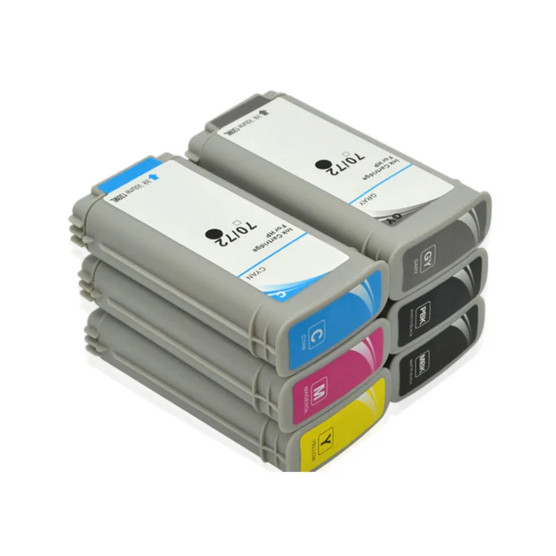 Совместим с HP 72 hp Φ DesignJet T610 T620 T770 T790 T795 T1100 T1120 T1200 T1300 T2300 Printer|Чернильные картриджи| |