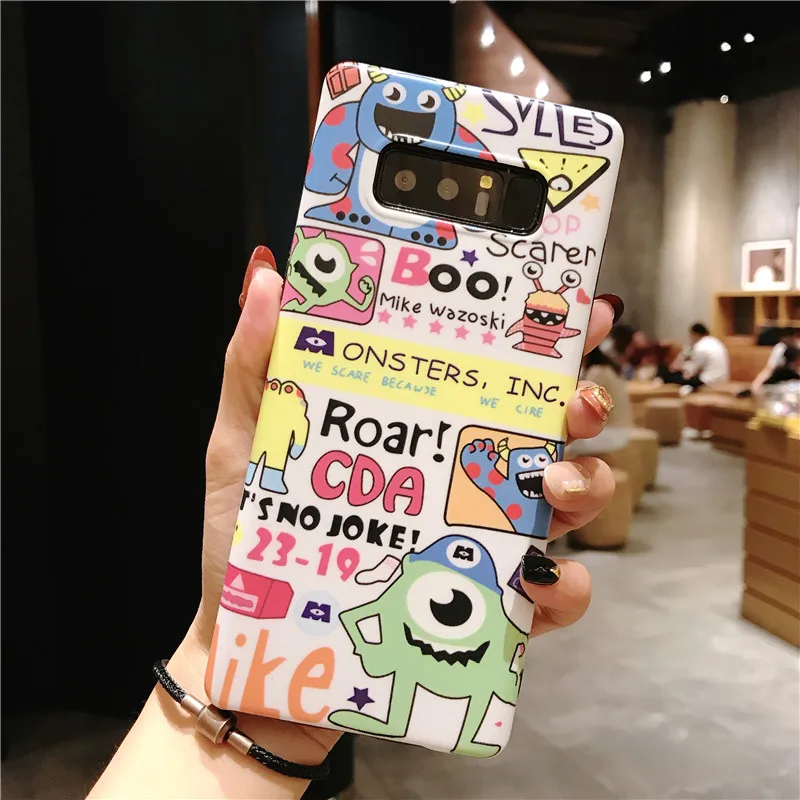 Note 9 чехол с мультяшными монстрами из университета милый мягкий Салливан для Samsung