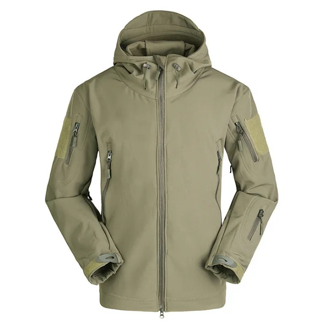 Lurker Shark Soft Shell Военная тактическая куртка Для мужчин Водонепроницаемый ветрозащитная куртка-штормовка для девочек с камуфляжным принтом флисовый плащ с капюшоном куртка SWAT - Цвет: 1