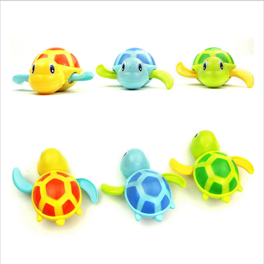 Новорожденных милый мультфильм животных Черепаха Детские Игрушки для ванной