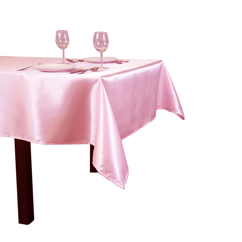 228x335cm Wedding decoration stain table cloth birthday party baby shower festival table cover home DIY decoration tablecloth - Цвет: Peach