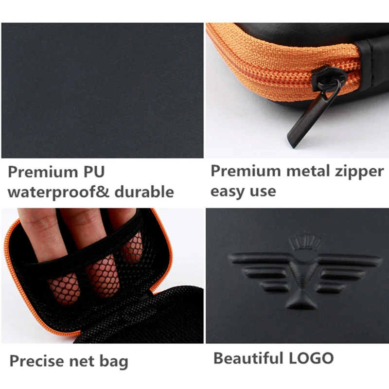 Классическая коробка для наушников сумка с застежкой молнией из искусственной