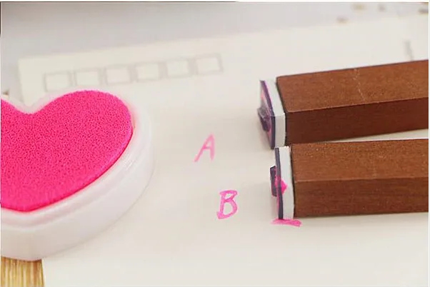 Античный алфавит штамп почерк верхняя/столица + деревянная коробка символов