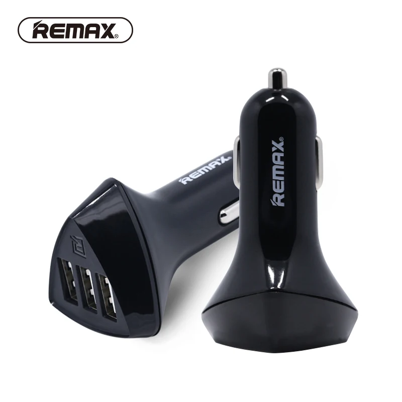 Автомобильное зарядное устройство Remax 3 USB выход 2.4A Быстрая зарядка мобильный