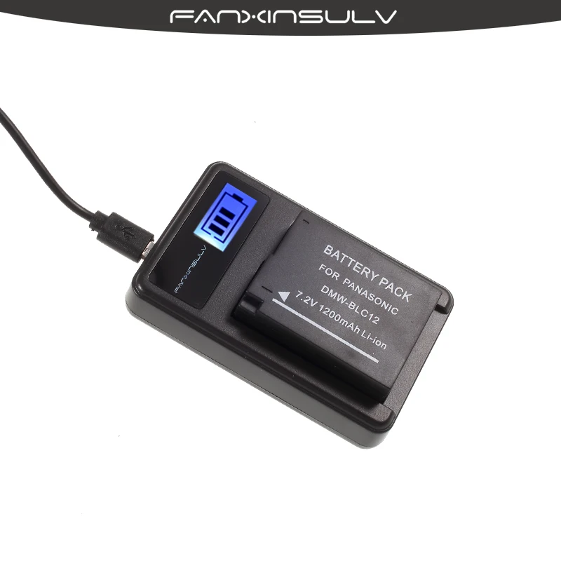 3 шт. DMW BLC12 BLC12E BLC12PP аккумулятор + USB ЖК зарядное устройство для Panasonic Lumix FZ1000 FZ200 FZ300