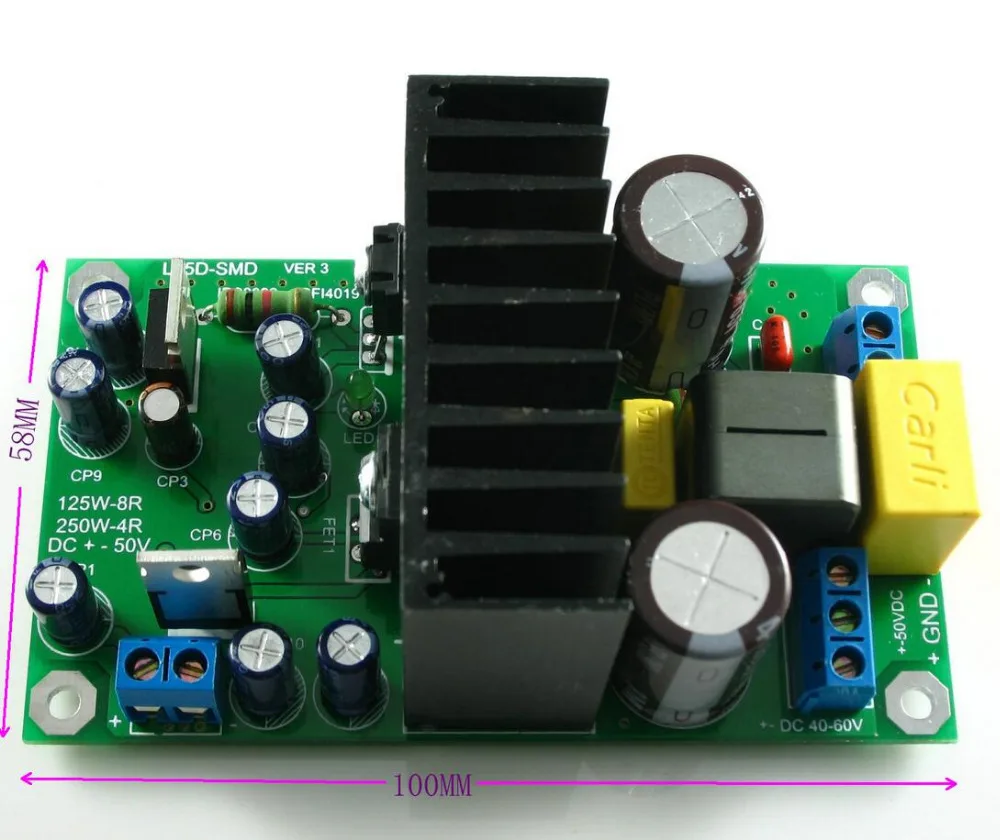 L15DSMD IRS2092S Высокая мощность 250 Вт класса D аудио Цифровой моно усилитель плата|amplifier