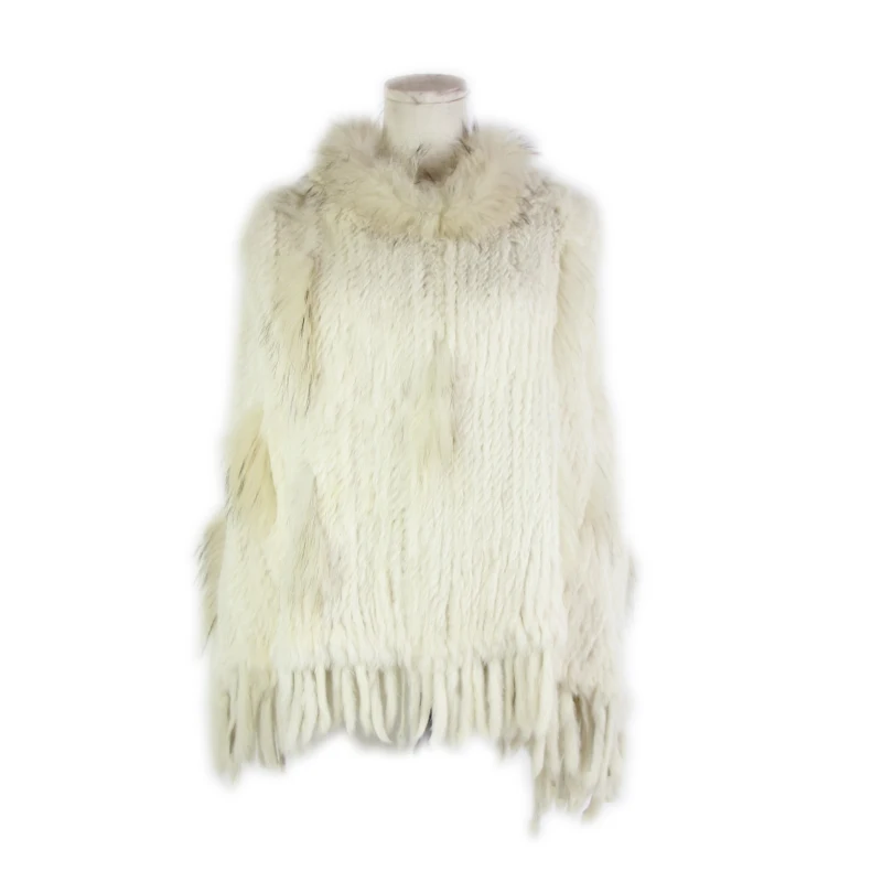 

2019 new thick Winter Women Real Rabbit Fur Hooded Poncho Wide Pullover Cape Shawl Fur Coat Hooded fur ponchos