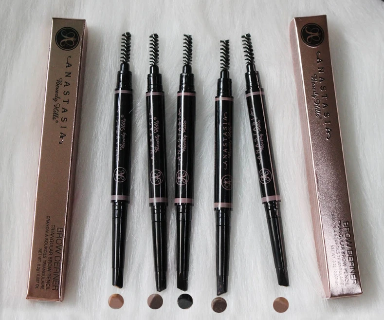 Ультра тонкий Выдвижной карандаш для бровей Anastasia Beverly Philosophy Brow Wiz Medium Brown мягкий