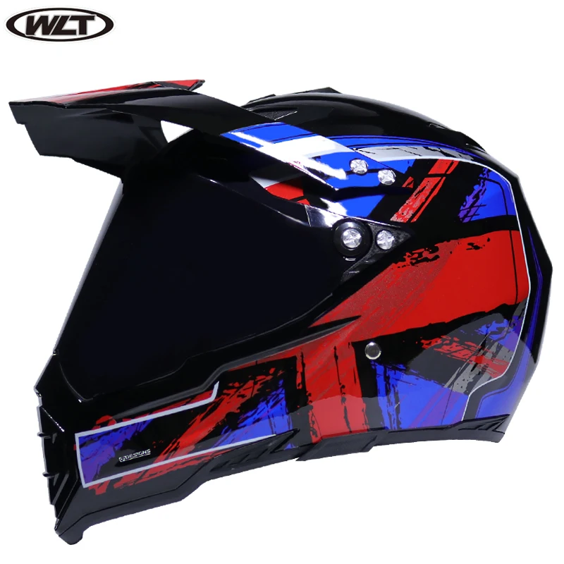 Мотоциклетный шлем casco capacete с объективом зимний ATV WLT-128 ветрозащитный шлем для мотокросса - Цвет: b7