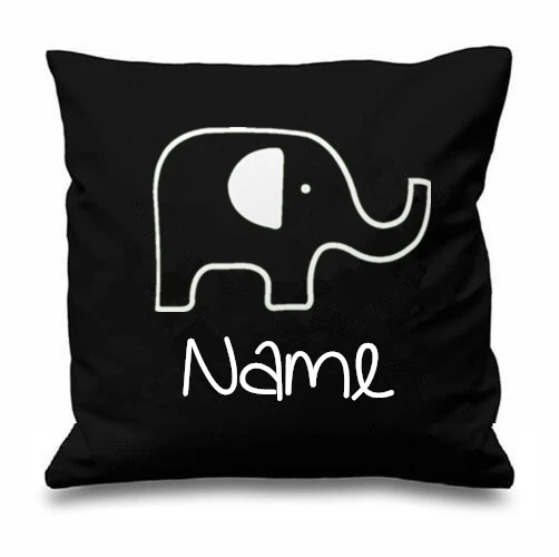 Милый чехол для подушки с изображением слона персонализированный Чехол детские