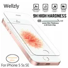Защитное стекло Wellzly для iPhone, закаленное стекло-пленка для iPhone 5S, iPhone 5 SE, 0, 26 мм, 2.5D, для защиты экрана