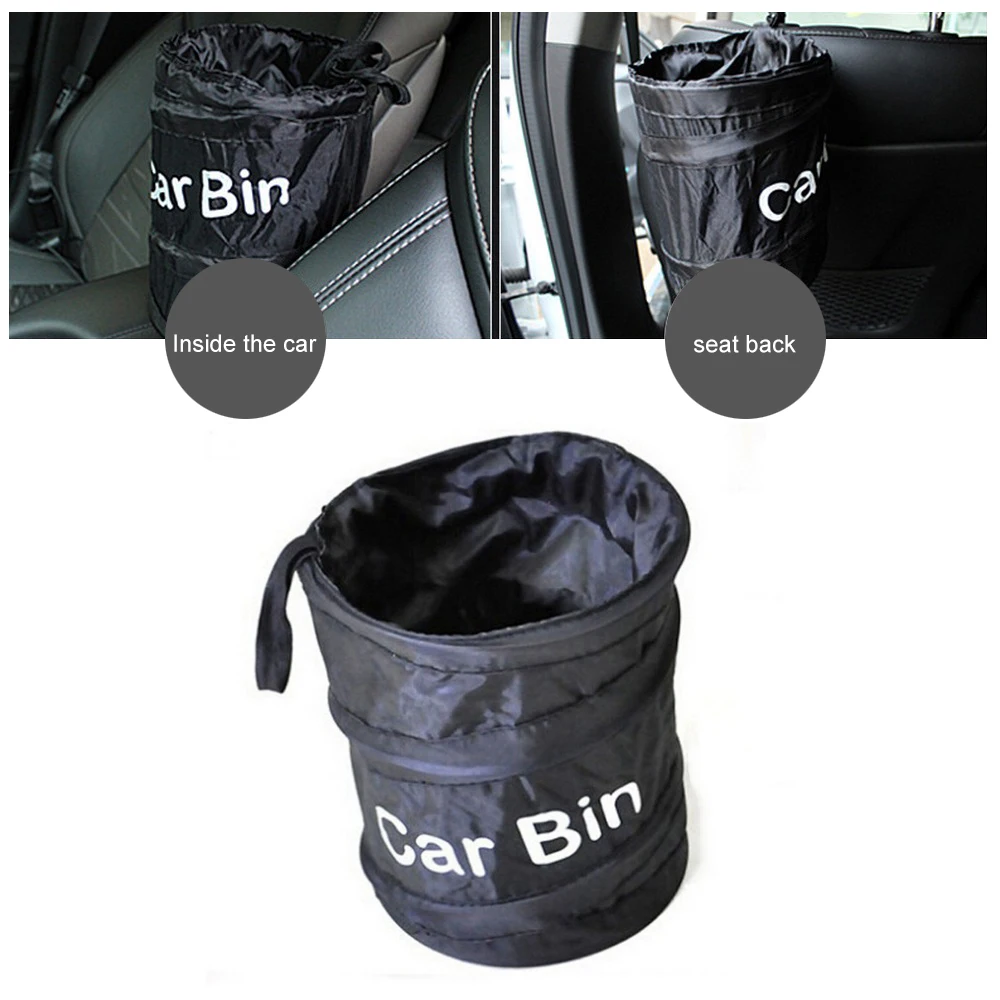 

Oxford Cloth Car Trash Can 20*15cm Foldable Auto Garbage Bin Dust Case Storage Holder Interior Car Styling