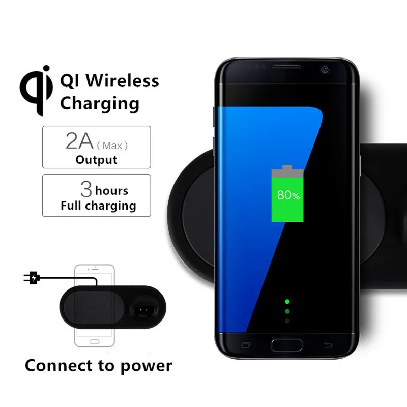 10 Вт интеллектуальная 2 в 1 Qi быстрая Беспроводная зарядная панель для iPhone 8 X samsung S6
