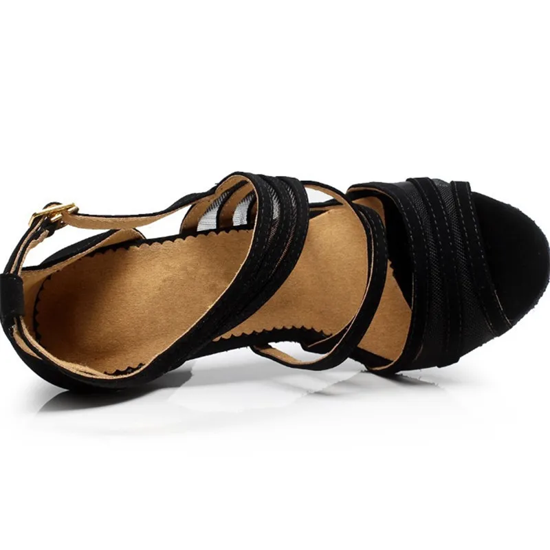 Женские туфли для танцев бархатная Женская танцевальная обувь Латина танго