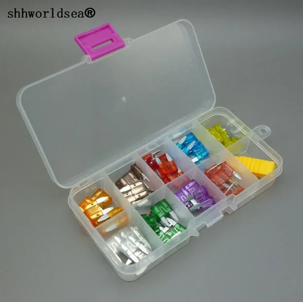 

shhworldsea (mini fuse ) 91pcs Mini Auto Fuse Car Fuse Blade Kit Assortment with Box 1A2A 3A 5A 7.5A 10A 15A 20A 25A 30A 35A 40A