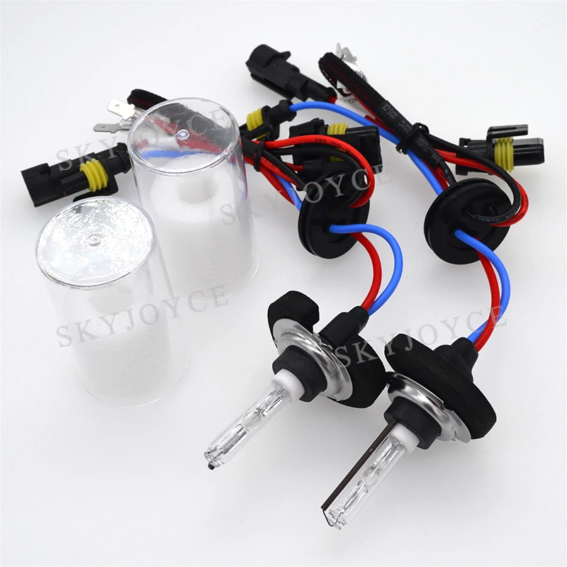 Оригинальная лампа Xenon HID 35W Cnlight H7 H1 H3 H11 9005 HB3 9006 с керамической металлической основой 4300K 5000K 8000K 6000K автомобильная автолампа.