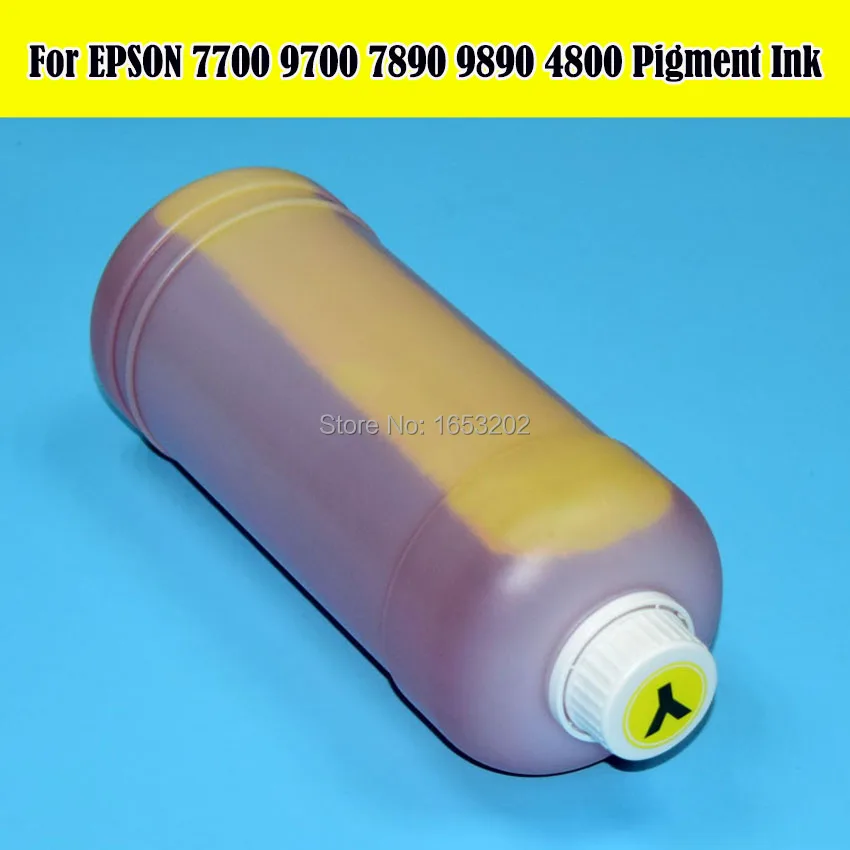 5 цветов высококачественные пигментные чернила для EPSON 7700 9700 7710 9710 картридж 1000